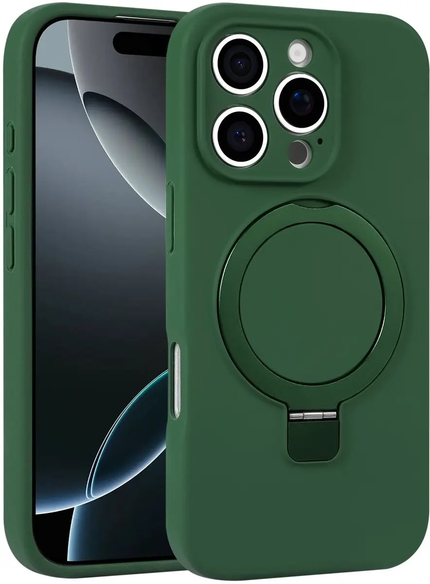 Fonu iPhone 16 Pro Max Hoesje - Groen - MagSafe