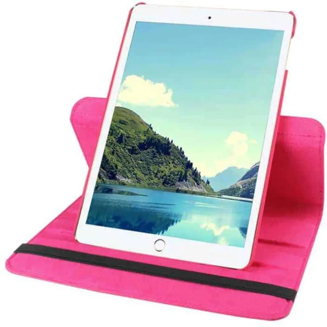 Fonu.nl iPad 7/8/9 Hoes 10.2" - 360° Draaibaar - Roze
