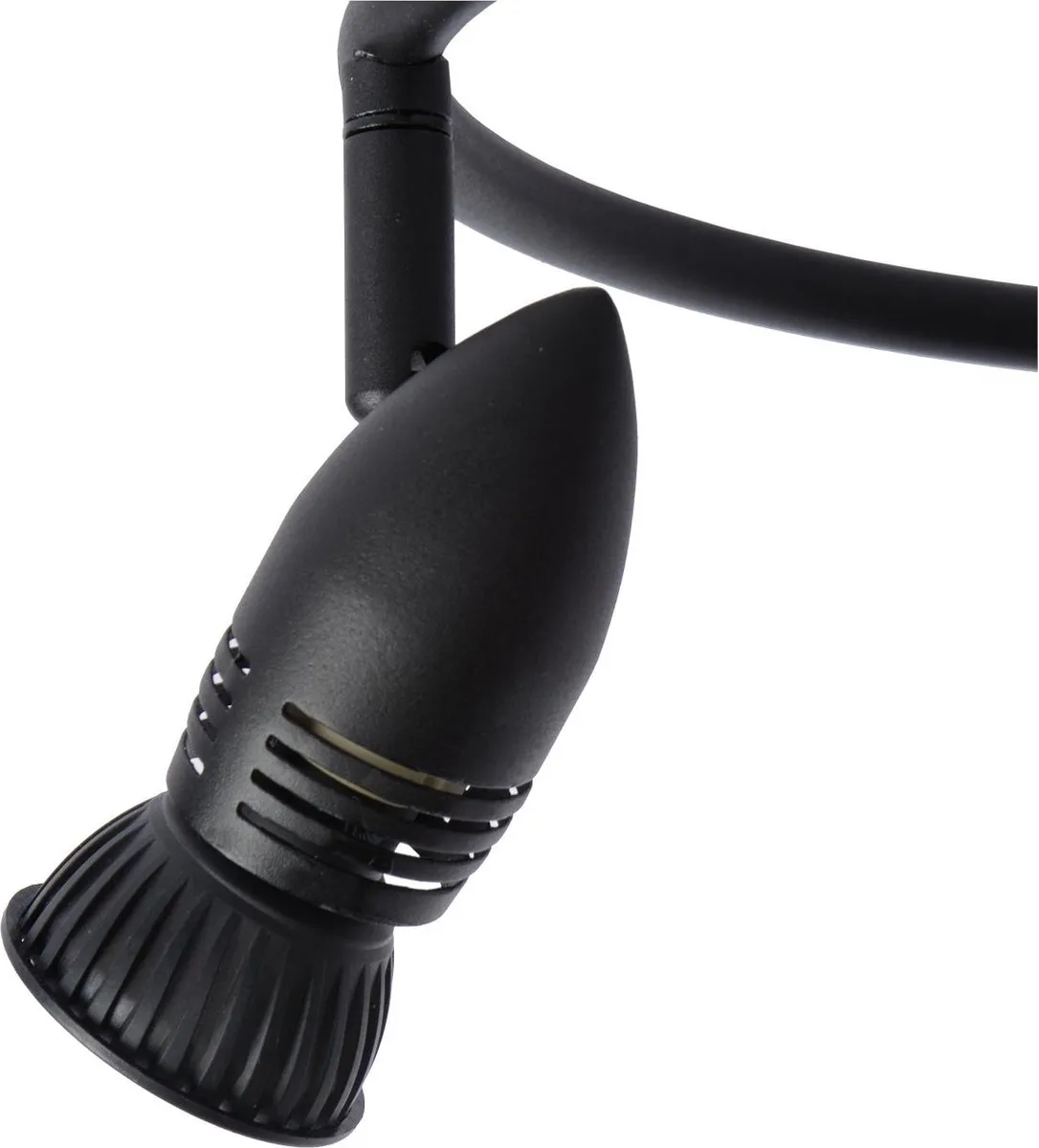 Lucide Caro Plafondspot Ø31cm 3xGU10 - Zwart