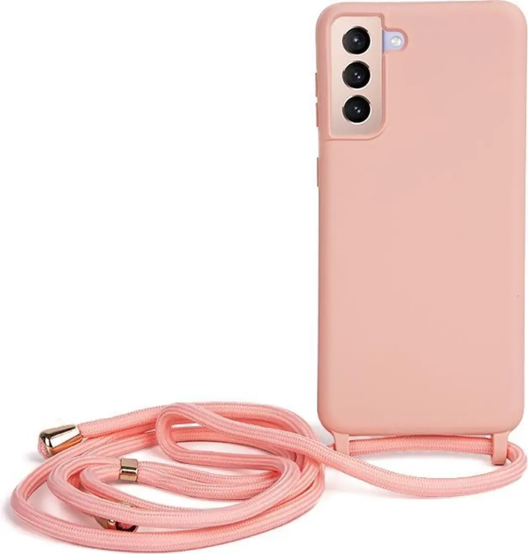 Fonu Siliconen Backcase Hoesje Samsung Galaxy S21 Plus - Roze