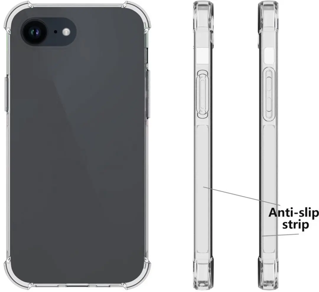 Fonu iPhone 17e/16e Transparant Hoesje - Siliconen - 13319