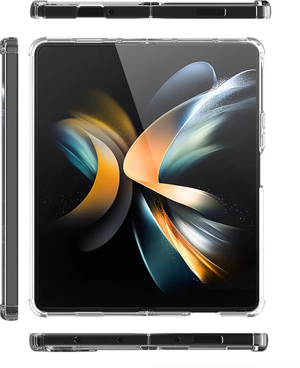 Fonu Stevig Hoesje Samsung Galaxy Z Fold 5 - Transparant