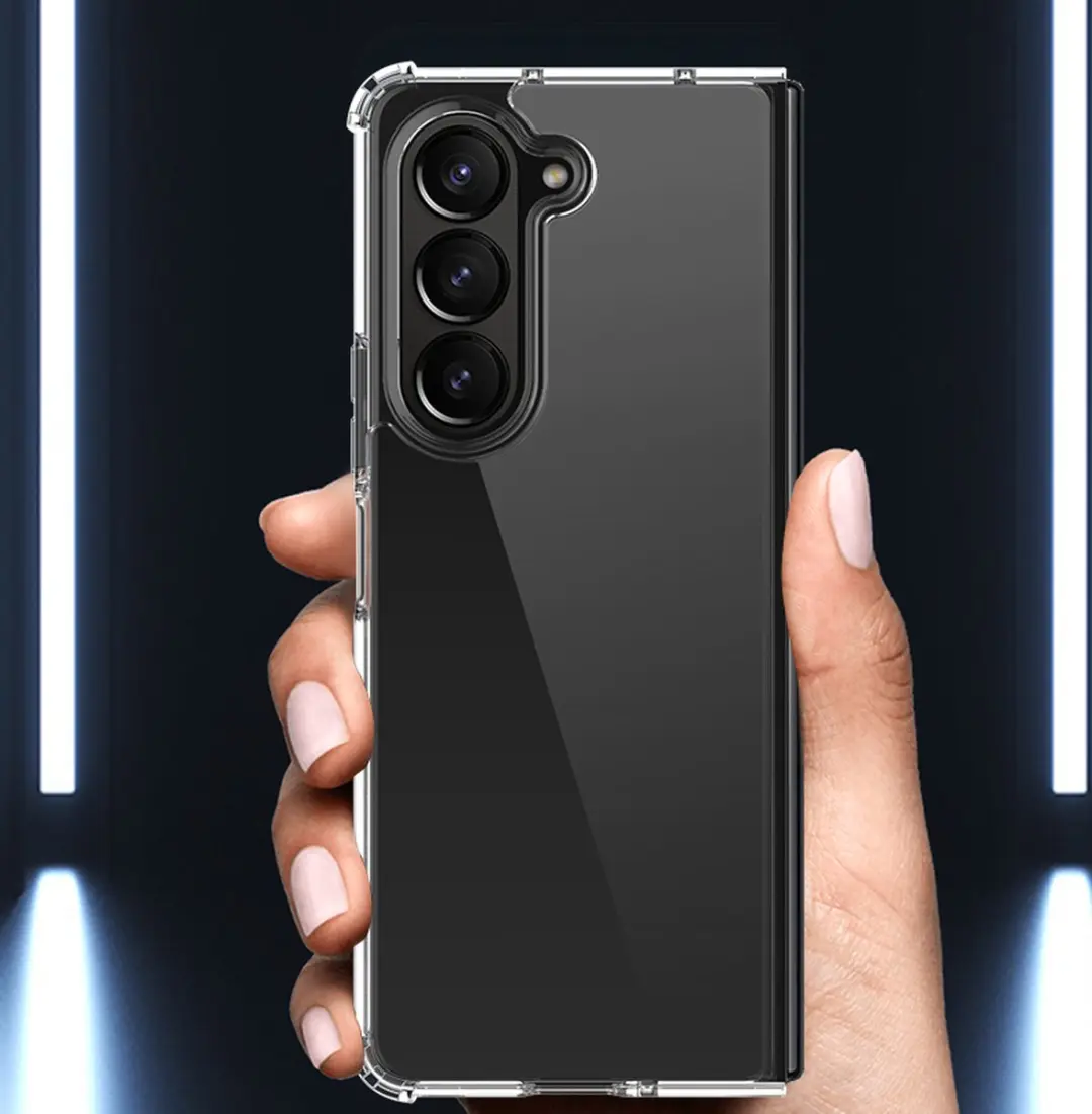 Fonu Stevig Hoesje Samsung Galaxy Z Fold 5 - Transparant - afbeelding 6 van 6