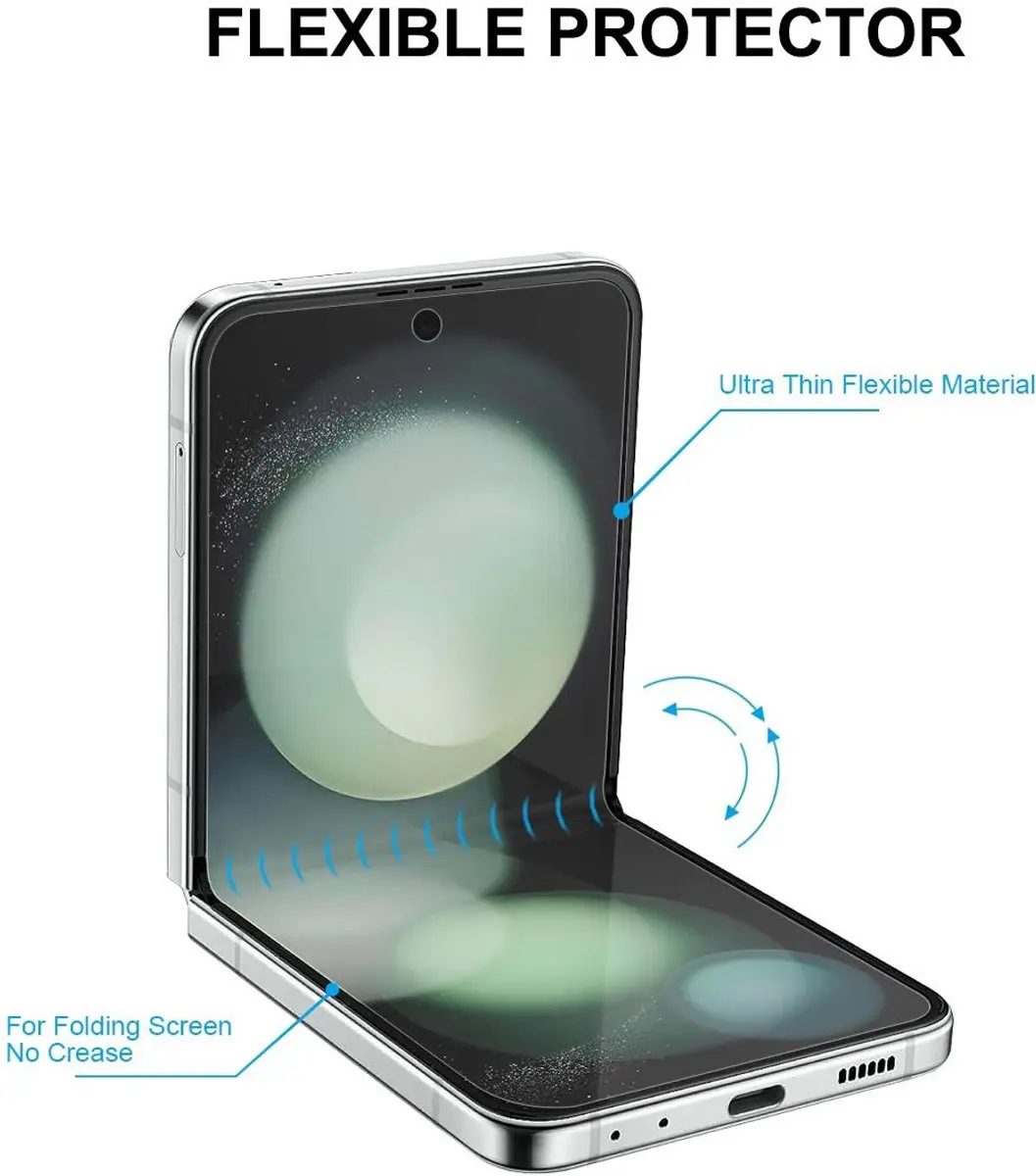 Fonu Hydrogel Beschermfolie Samsung Z Flip 6 - 2 Stuks