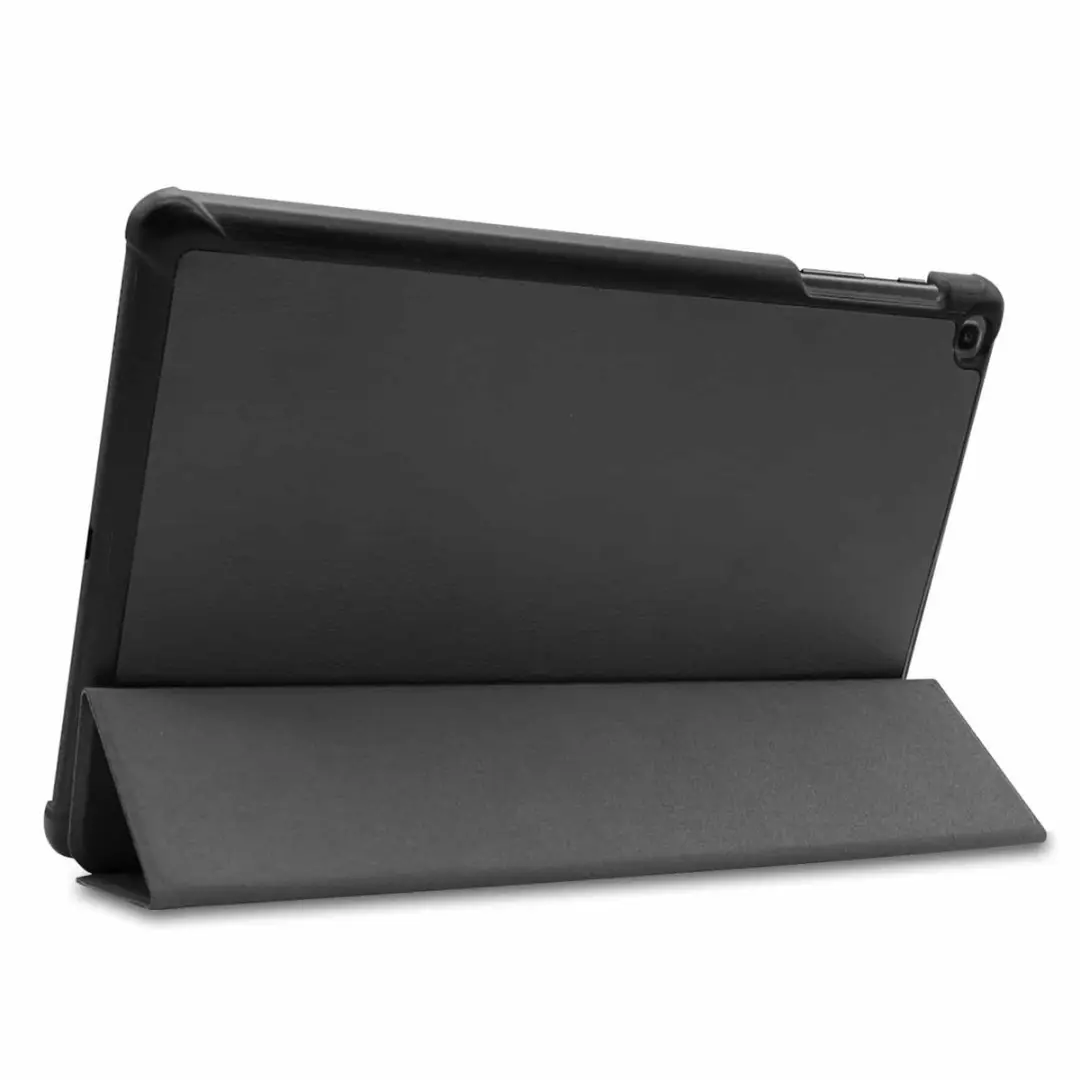Fonu Smart Folio Hoes Samsung Galaxy Tab A 10.1 2019 - Zwart