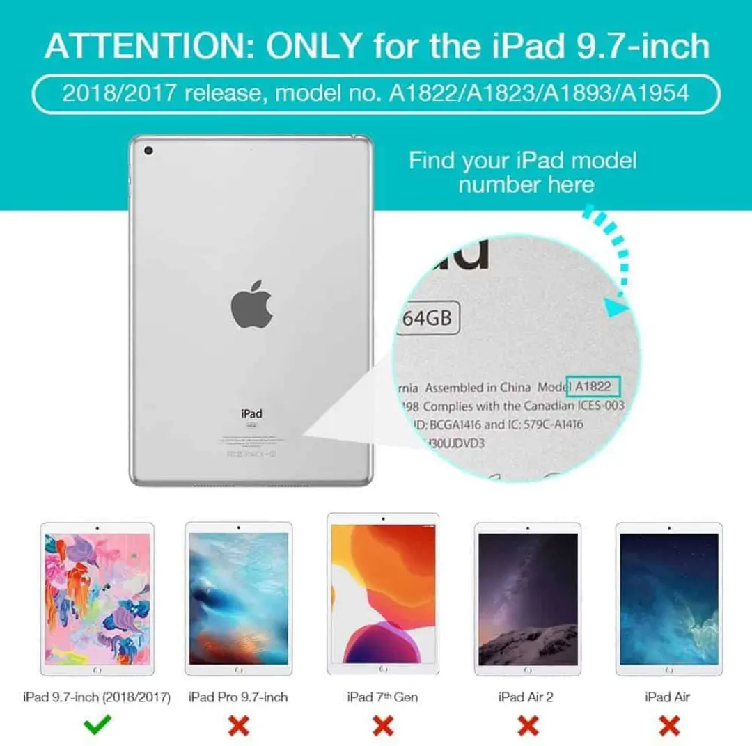 Fonu.nl iPad Hoes 4408 9.7" - Schokbestendig - Groen