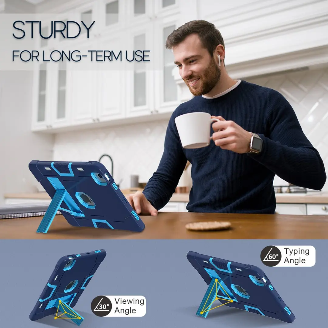 Fonu Hoesje iPad Air 11 inch - Blauw - 11799 - afbeelding 6 van 6