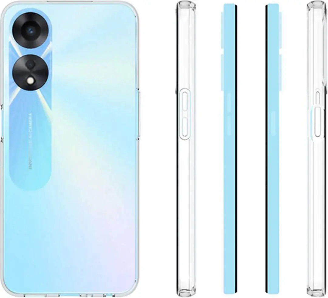 Fonu Siliconen Oppo A78 5G Hoesje - Transparant