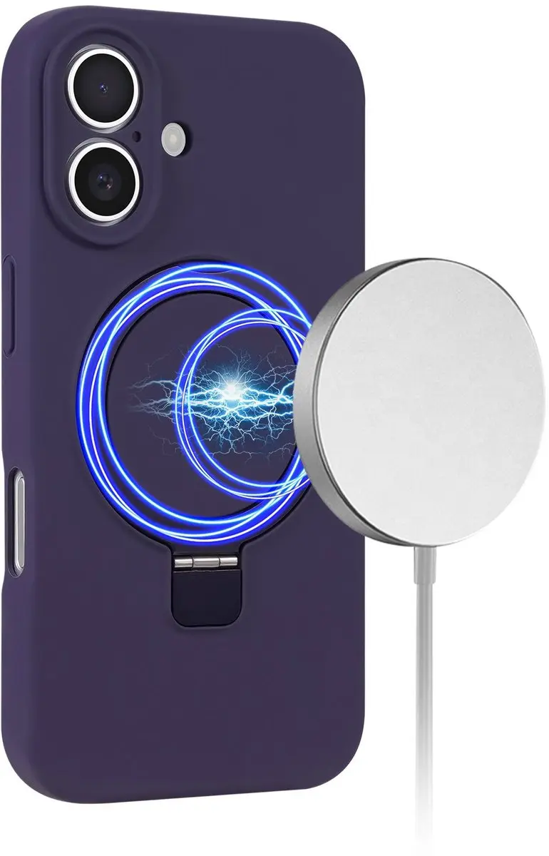Fonu Hoesje iPhone 16 Plus MagSafe - Paars