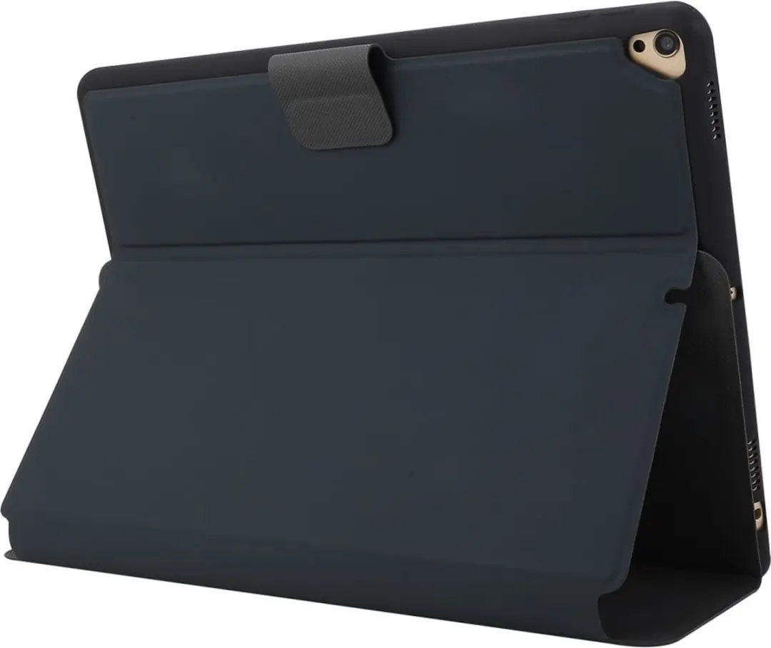 Fonu SmartCover Hoes iPad Air 2 2014 - 9.7" - Pencilhouder - Donkergrijs