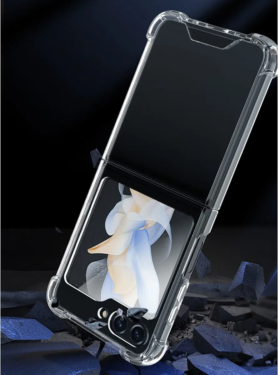 Fonu Stevig Transparant Hoesje Samsung Galaxy Z Flip 5 - 11100