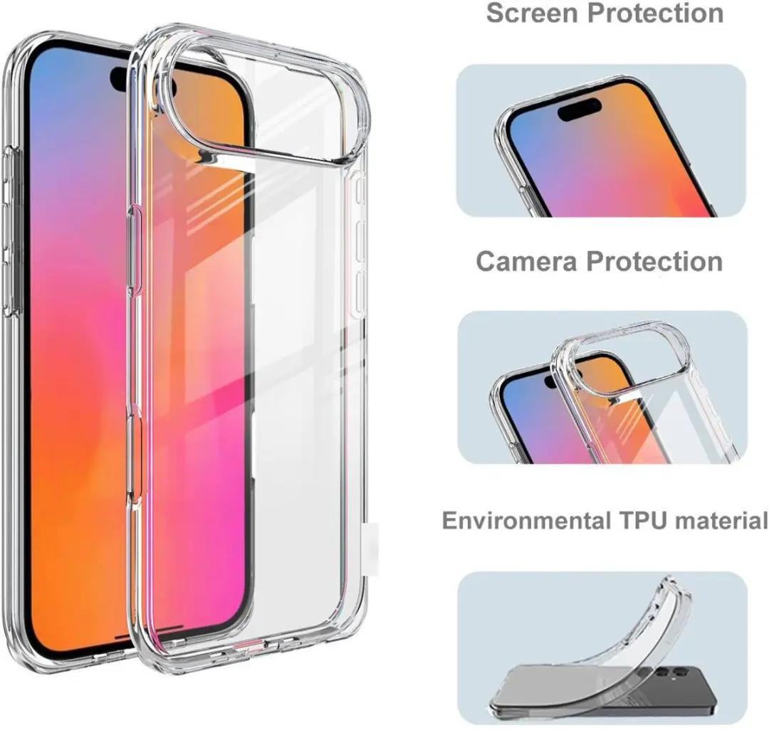 Fonu iPhone Air Hoesje Transparant - Siliconen