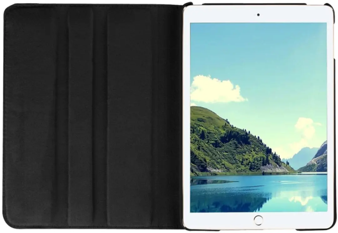 Fonu 360 Boekmodel Hoes iPad Air 1 2013 - 9.7" - A1474/A1475 - Zwart