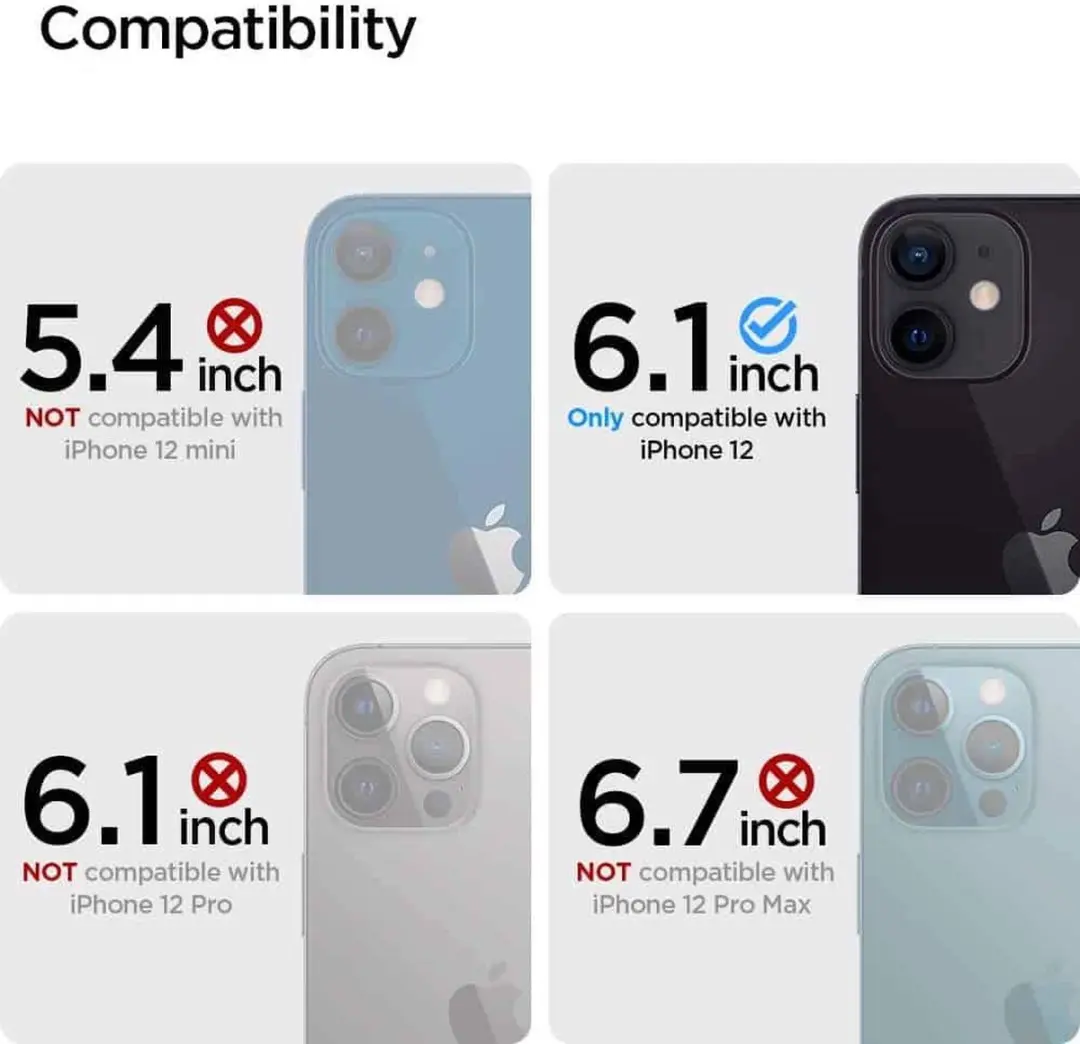 Fonu iPhone 12 Camera Lens Tempered Glas - Transparant