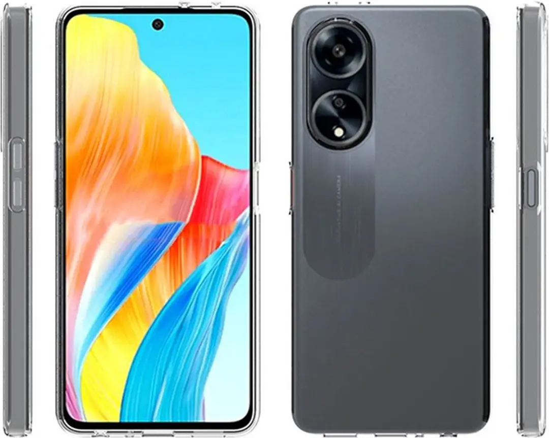 Fonu Siliconen Oppo A98 Hoesje - TPU - Transparant