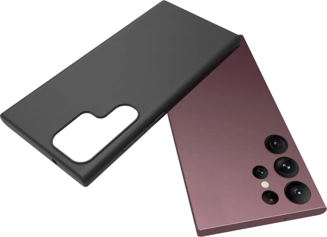 Fonu Samsung Galaxy S23 Ultra Hoesje - Zwart