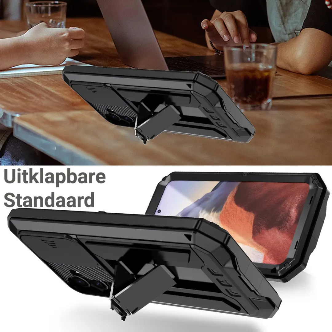 Fonu Metalen Hoesje Samsung Galaxy S26 - Zwart