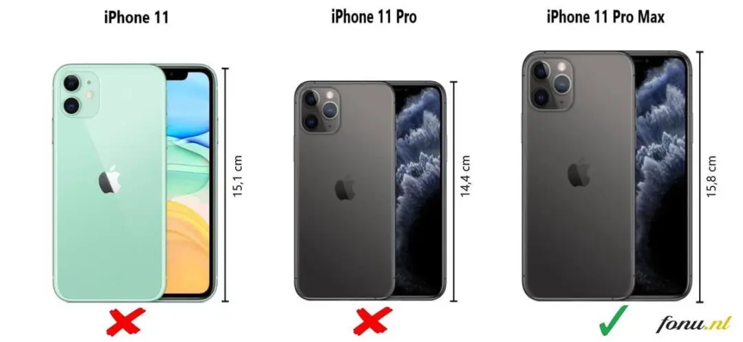 Fonu iPhone 11 Pro Max Schermbeschermer 0.33mm