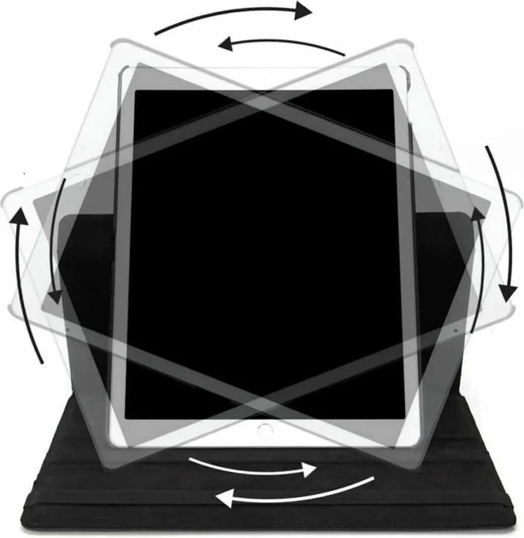 Fonu.nl iPad 7/8/9 Hoes 10.2" - 360° Draaibaar - Zwart