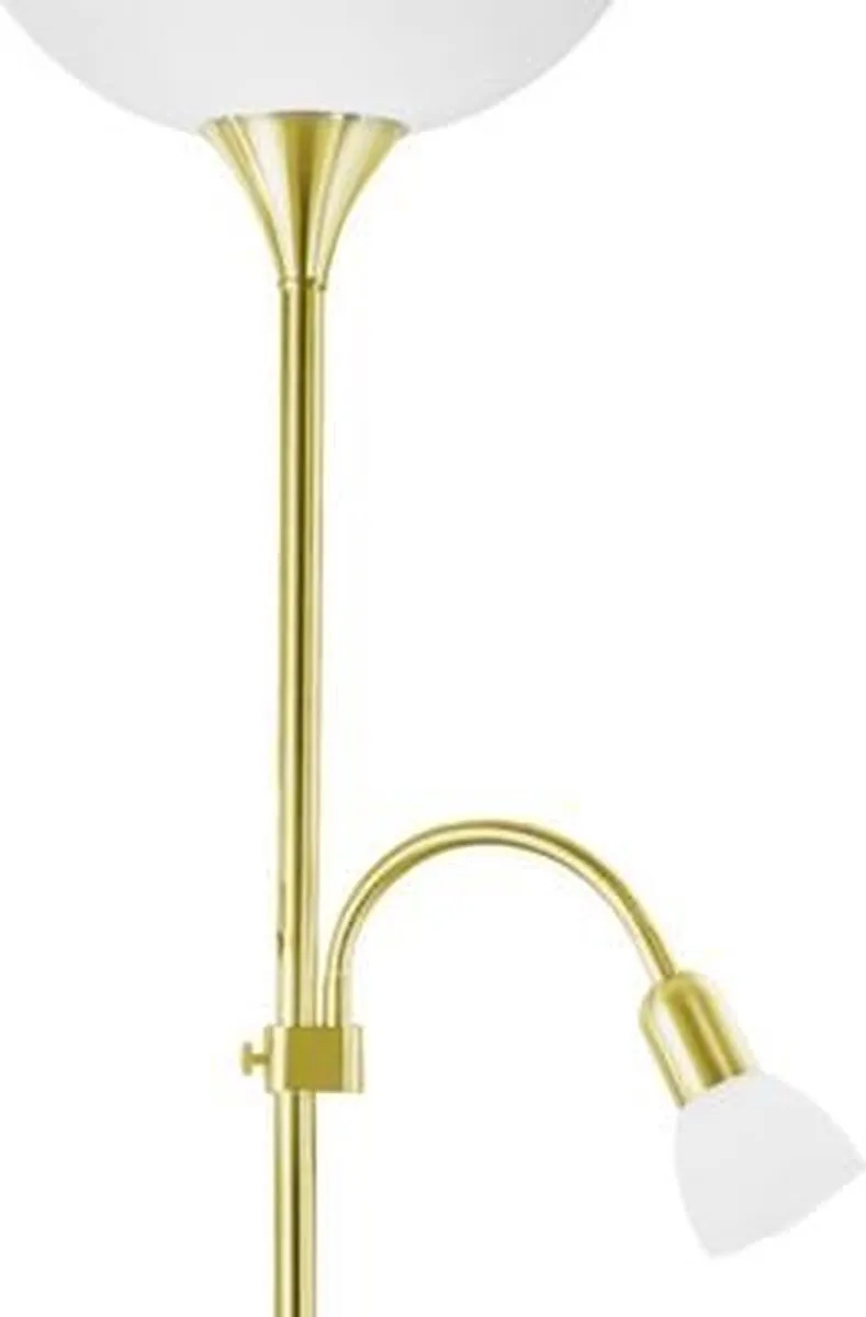 Eglo Up 2 Vloerlamp 176,5cm - Wit/Goud