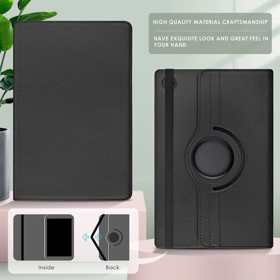 Fonu.nl Samsung Galaxy Tab A9 Hoes 8.7" - 360° Draaibaar - Zwart - afbeelding 6 van 6