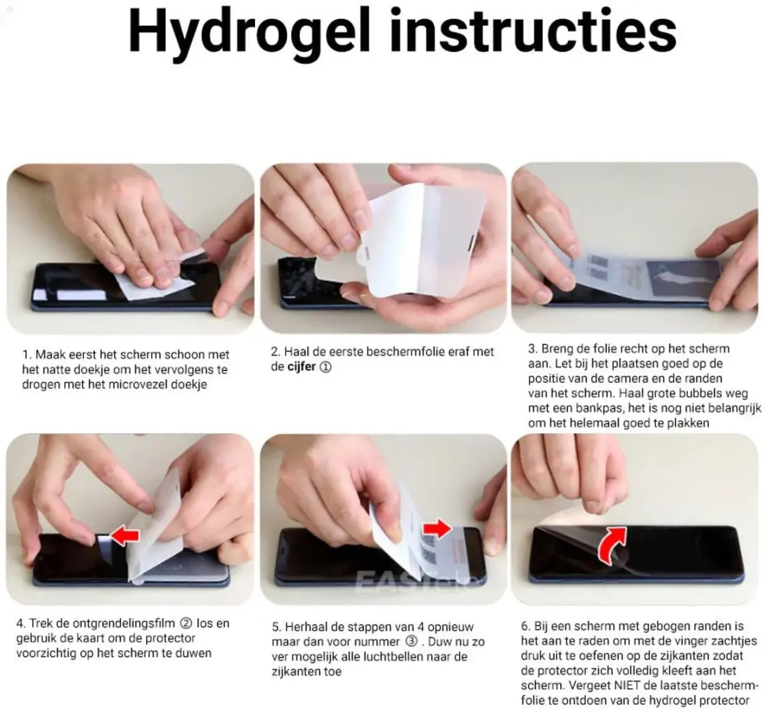 Fonu Hydrogel Beschermfolie iPhone 17 Pro - 2 Stuks
