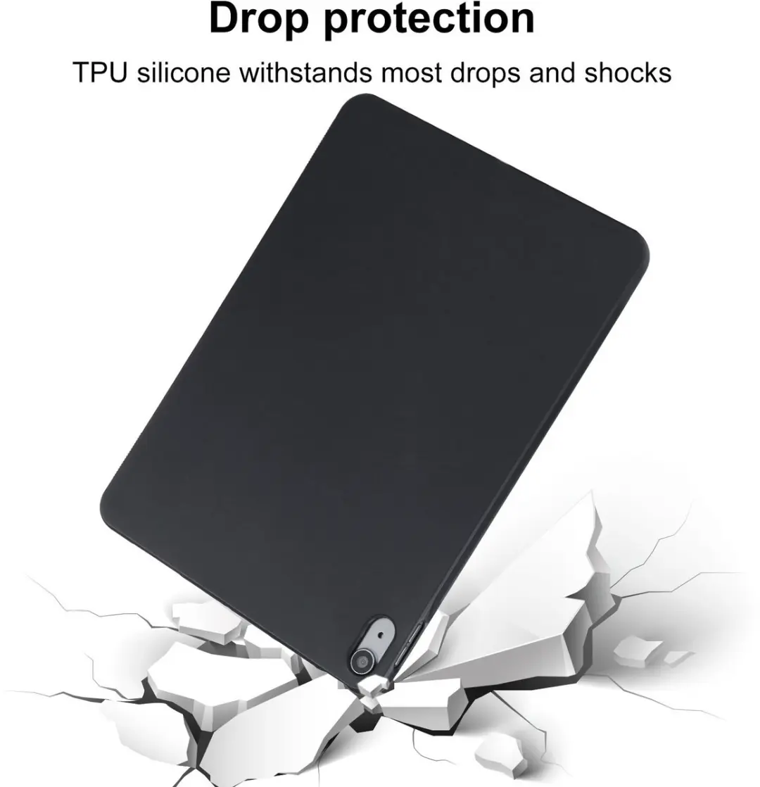 Fonu Siliconen Hoes iPad Pro 11" M4/M5 - Zwart - afbeelding 6 van 6