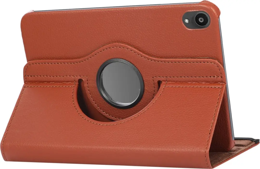 Fonu.nl iPad Mini 6/7 Hoes - 8.3 Inch - Bruin - 360° Draaibaar