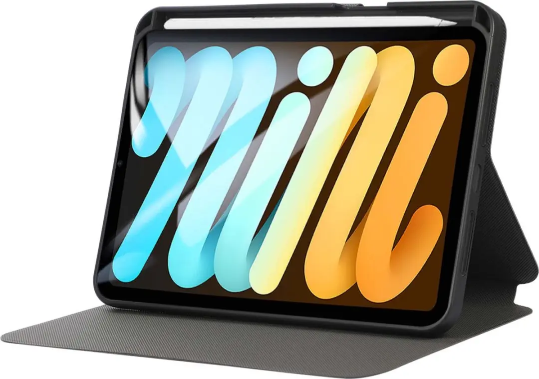 Fonu Trifold Bookcase iPad Mini 7/6 Hoes - Donkerblauw - MPN 7986