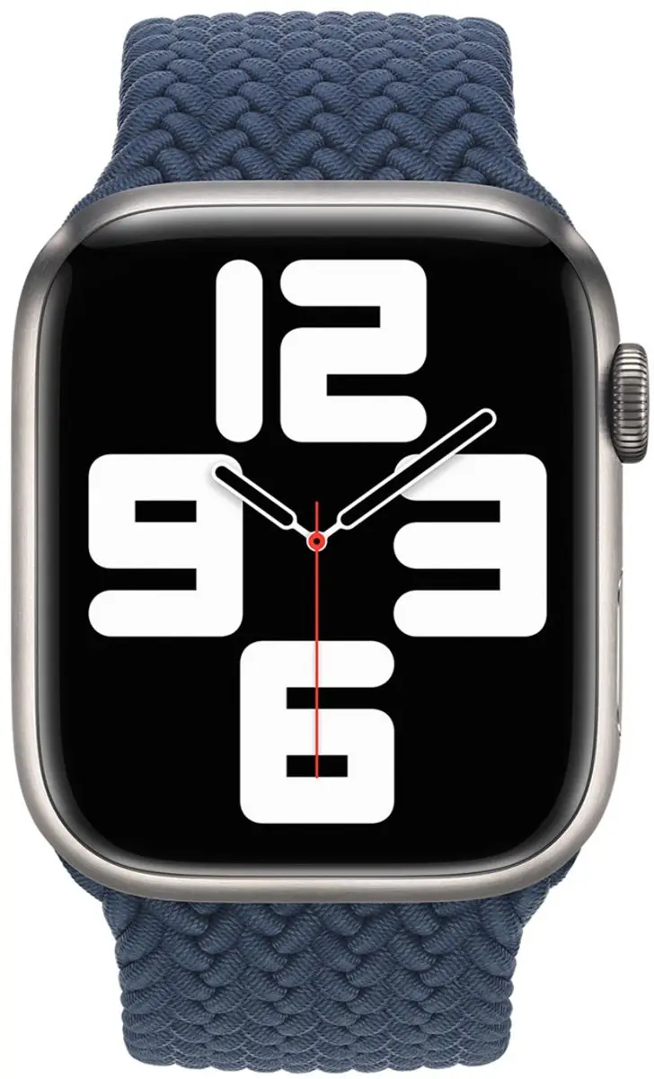 Apple Gevlochten Solobandje Abyss Blue - One Size