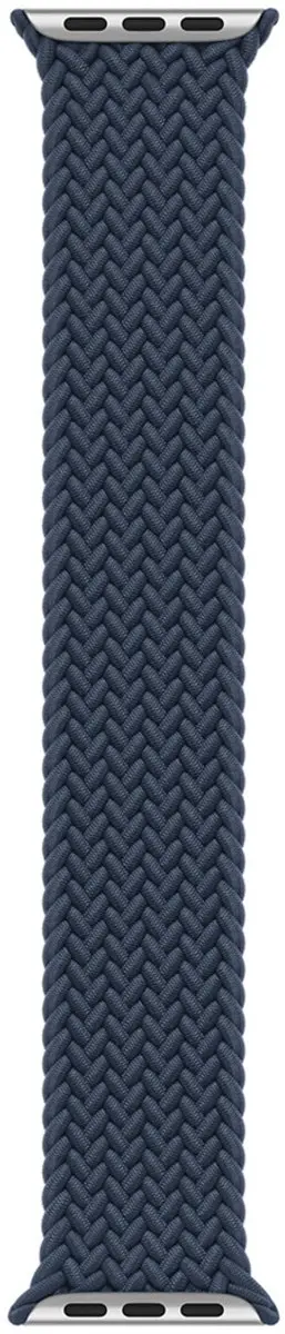 Apple Gevlochten Solobandje Abyss Blue - One Size