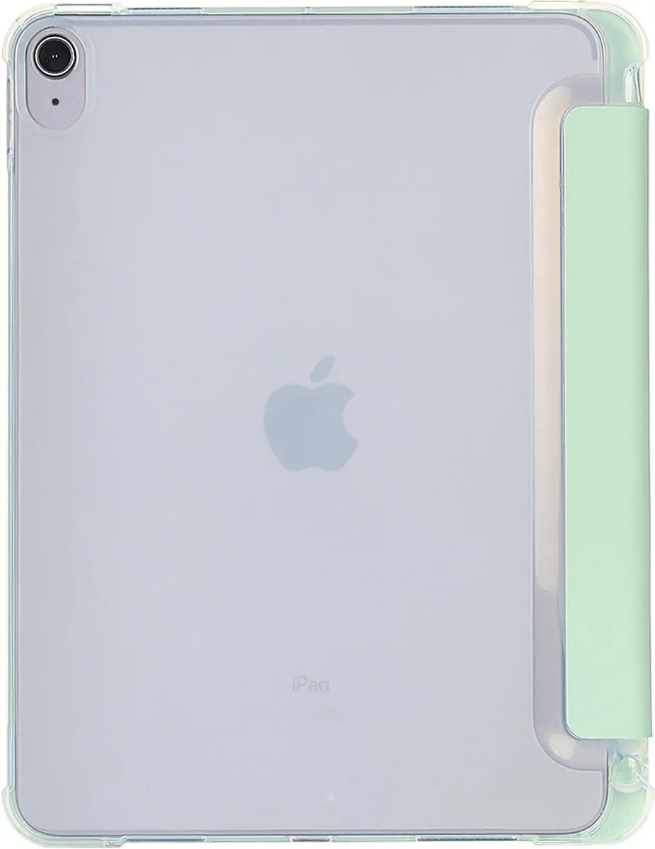 Fonu Hoes iPad 10/11 10.9 Inch Folio Case - Lichtgroen