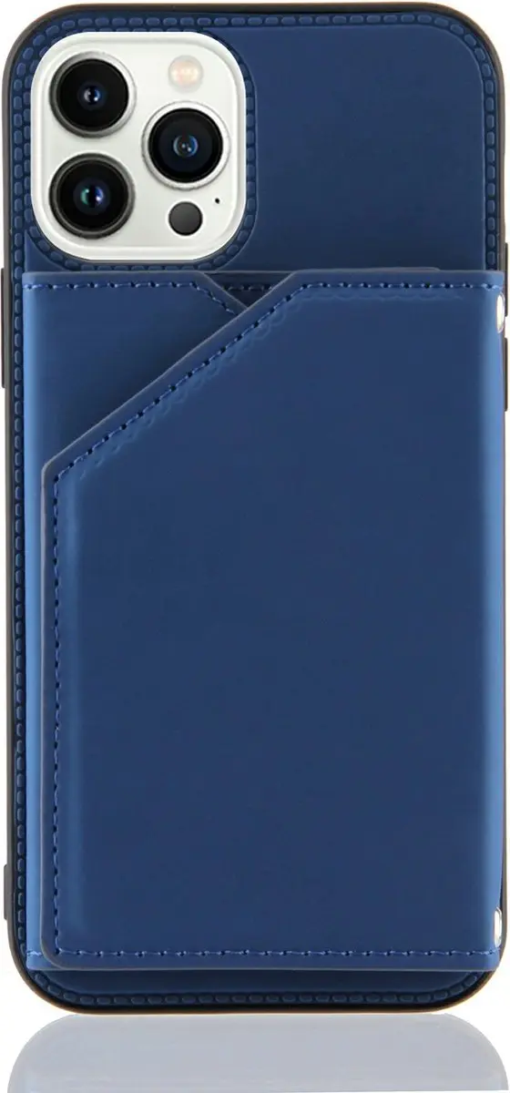 Fonu Backcover Portemonnee Hoesje iPhone 14 Pro Max - Blauw - afbeelding 6 van 6