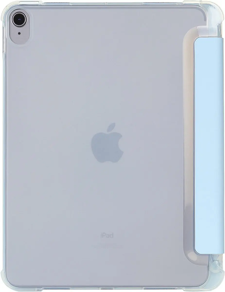 Fonu Hoes iPad 10/11 10.9 Inch Folio Case - Lichtblauw