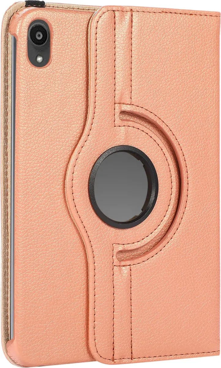 Fonu.nl iPad Mini 6/7 Hoes 8.3" - Roségoud - 360° Draaibaar