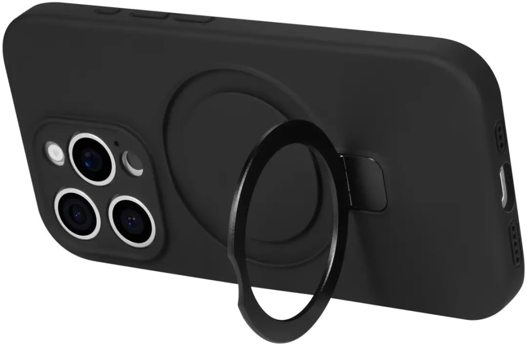 Fonu iPhone 16 Pro Hoesje - MagSafe - Zwart