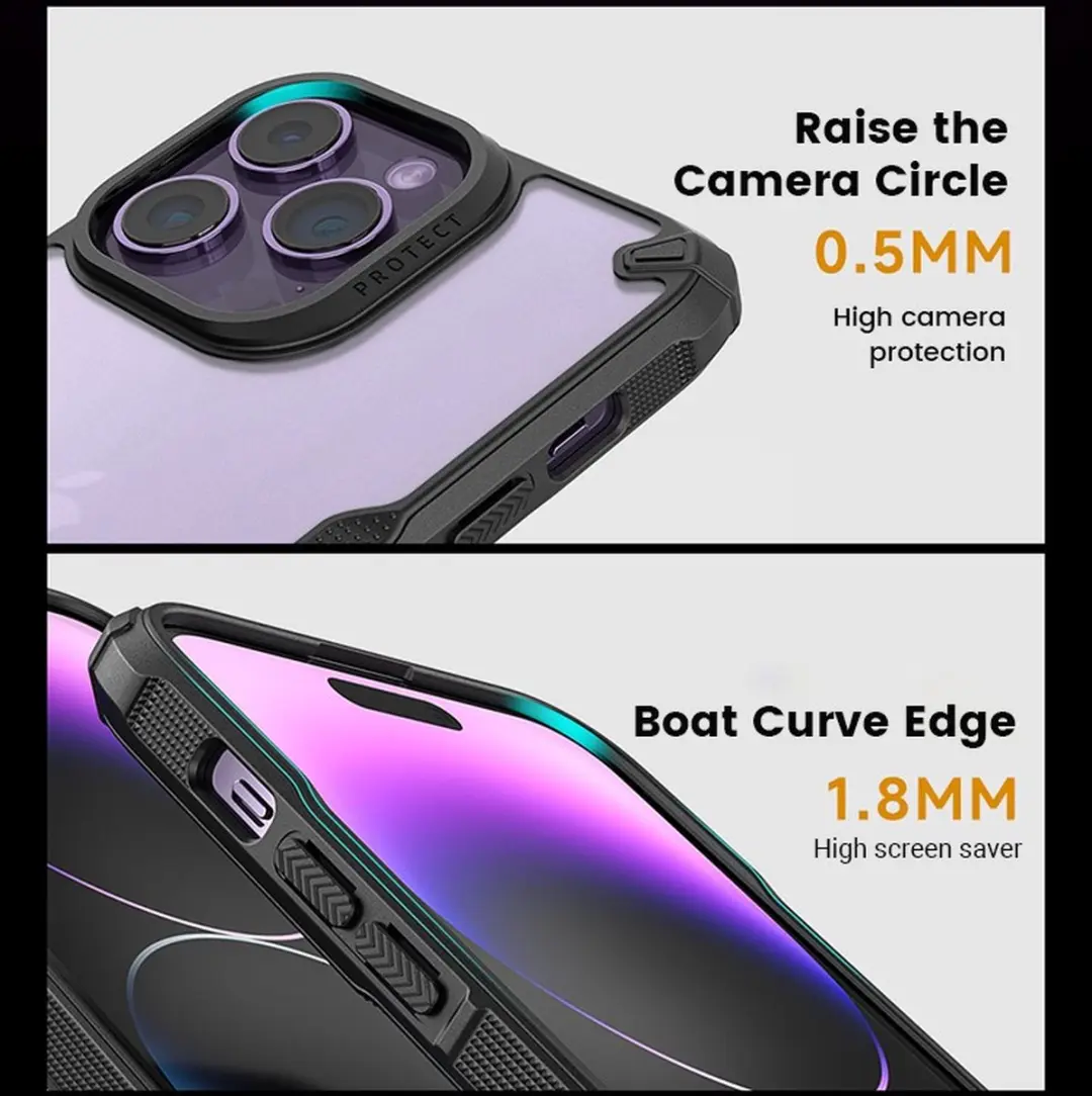 Fonu Hybrid X iPhone 13 Pro Max Hoesje - Matte