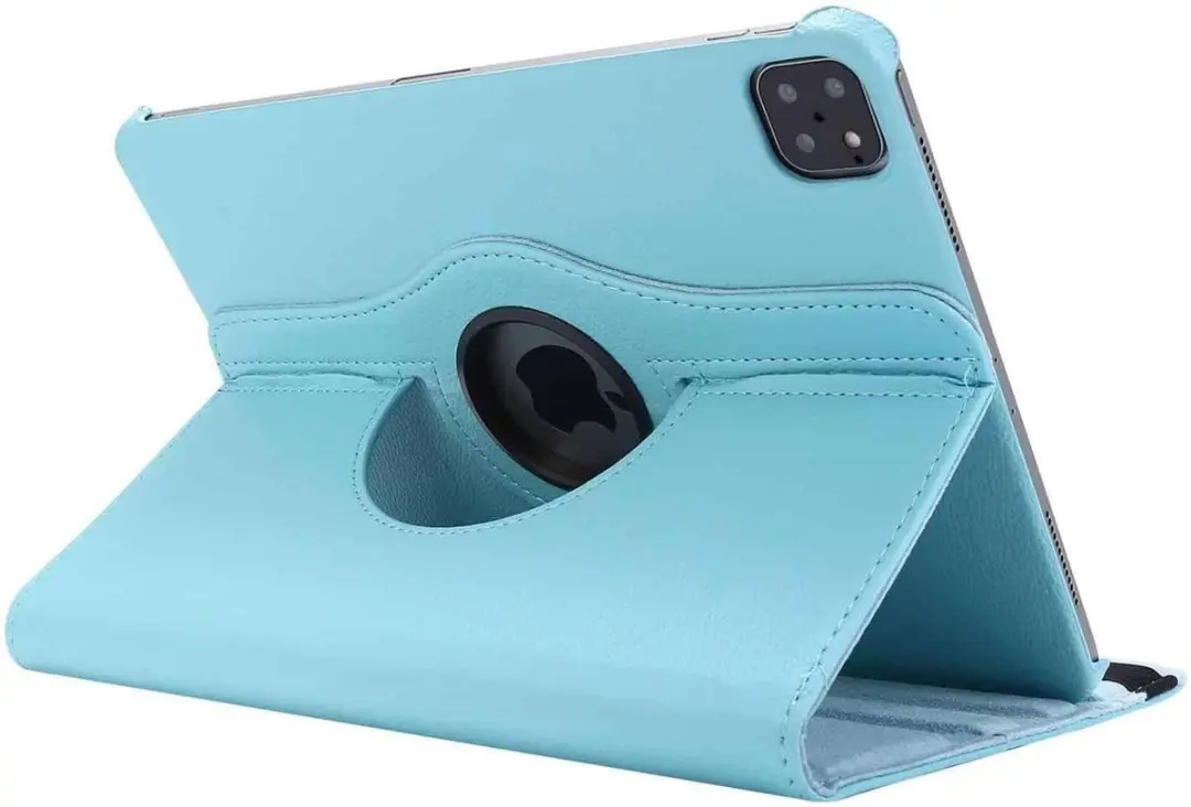 Fonu Hoes iPad Air 11/10.9 inch - 360° Draaibaar - Lichtblauw