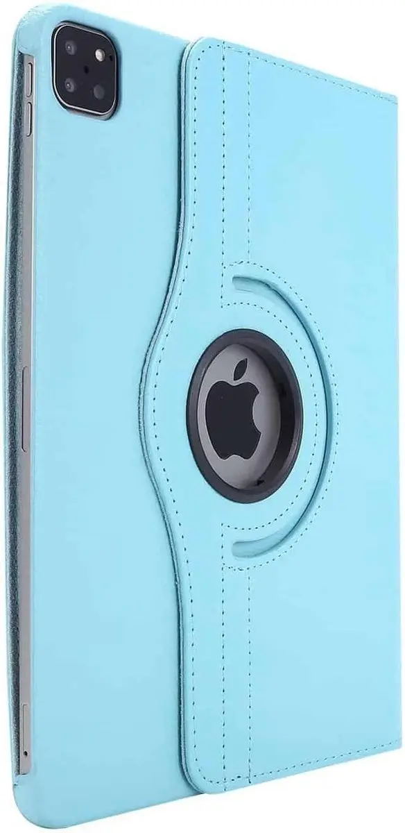 Fonu Hoes iPad Air 11/10.9 inch - 360° Draaibaar - Lichtblauw