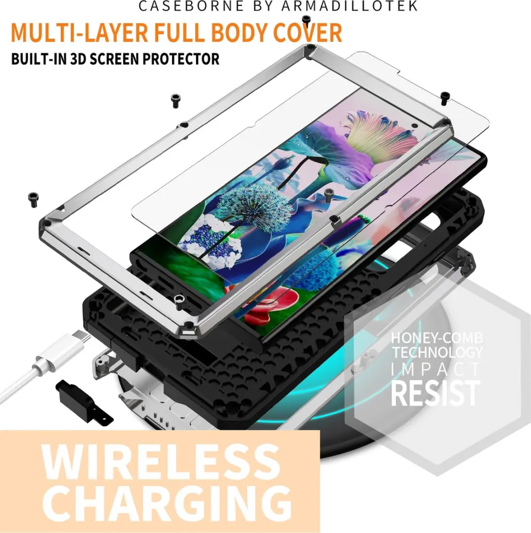 Fonu Stofdicht Hoes Samsung Galaxy S23 Ultra - Zilver