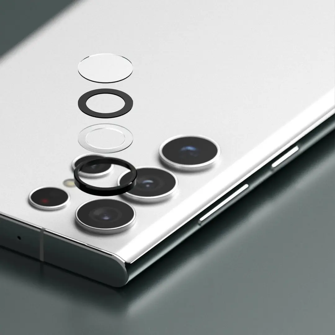 Fonu Camera Lens Protector Samsung Galaxy S23 Ultra - Zwart