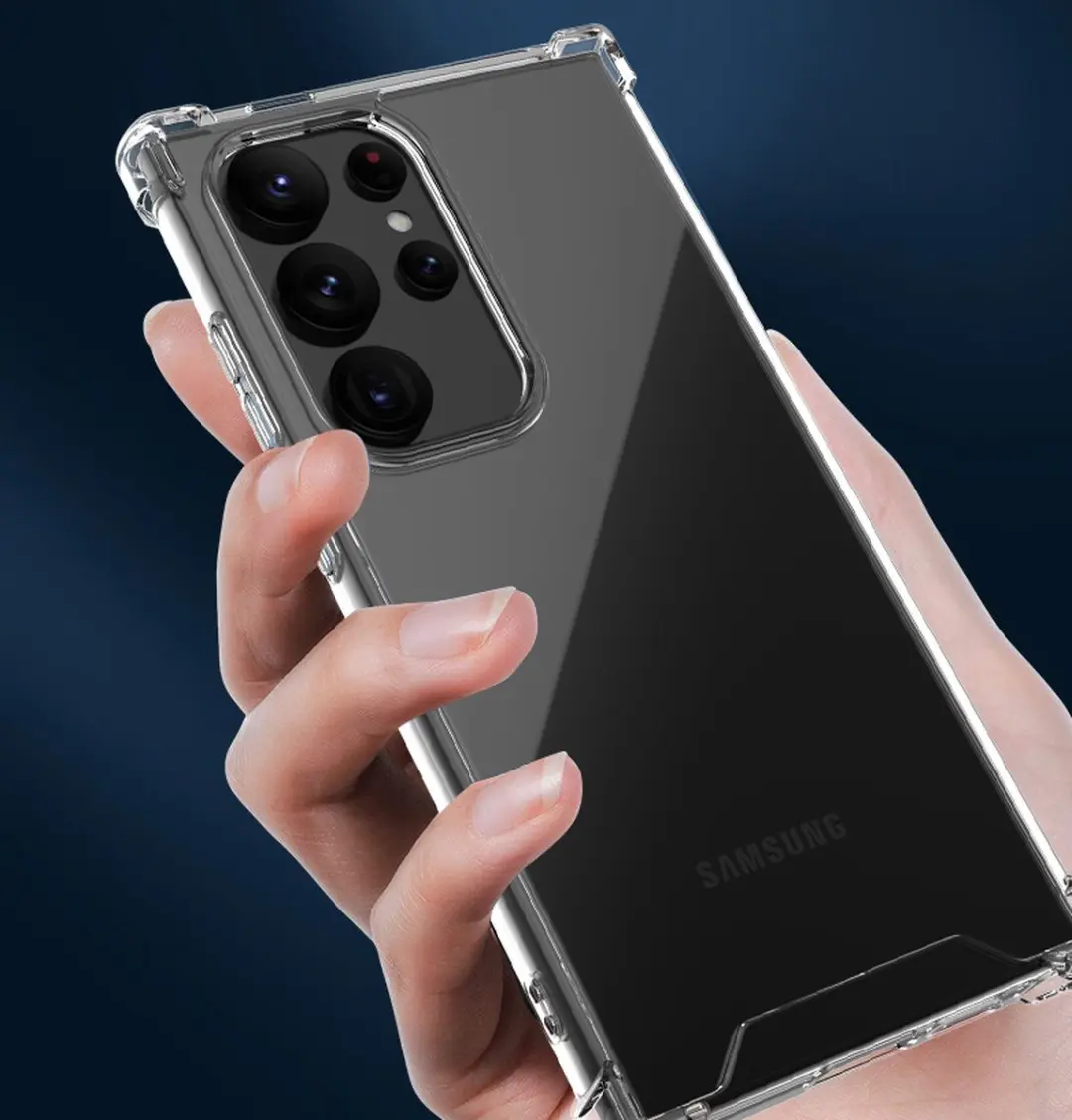 Fonu Stevig Transparant Hoesje Samsung Galaxy S24 Ultra - 11098 - afbeelding 6 van 6