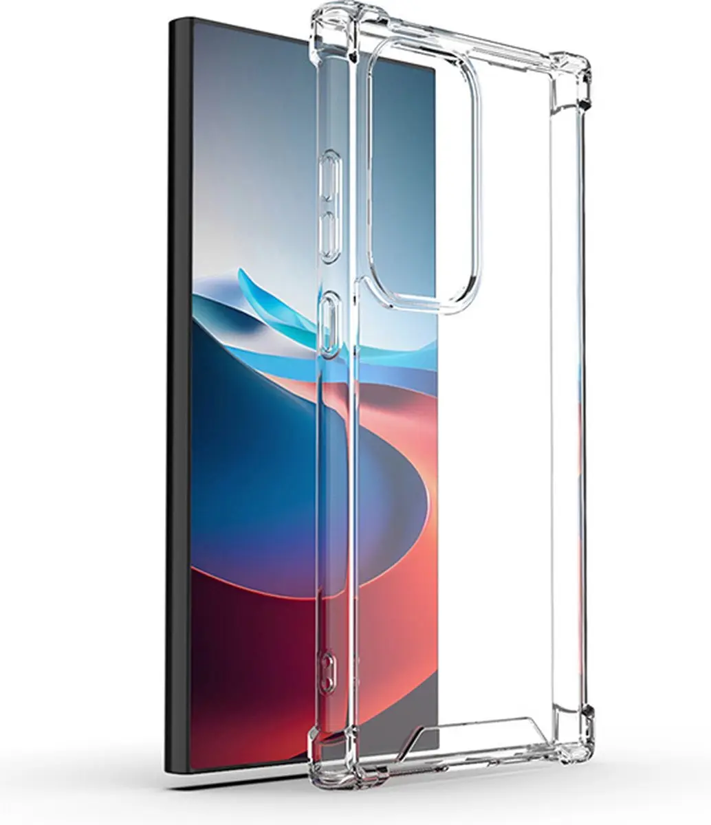 Fonu Stevig Transparant Hoesje Samsung Galaxy S24 Ultra