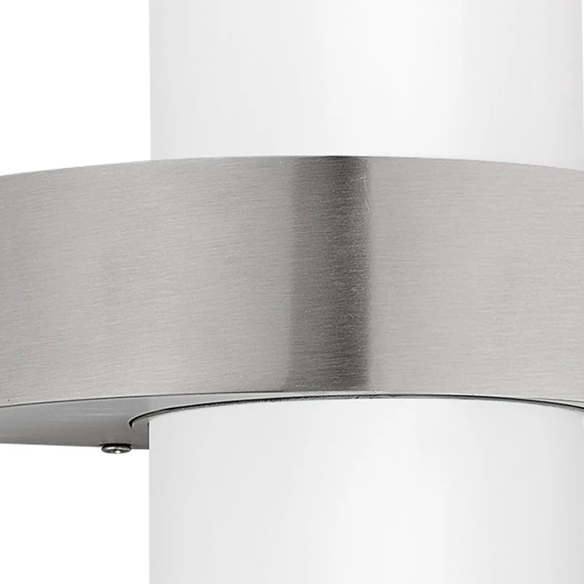 Eglo Beverly Wandlamp Buiten E27 - 20cm - Zilver/Wit
