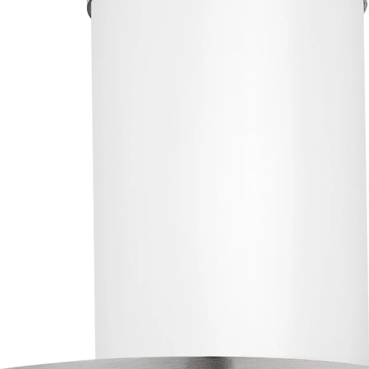 Eglo Beverly Wandlamp Buiten E27 - 20cm - Zilver/Wit