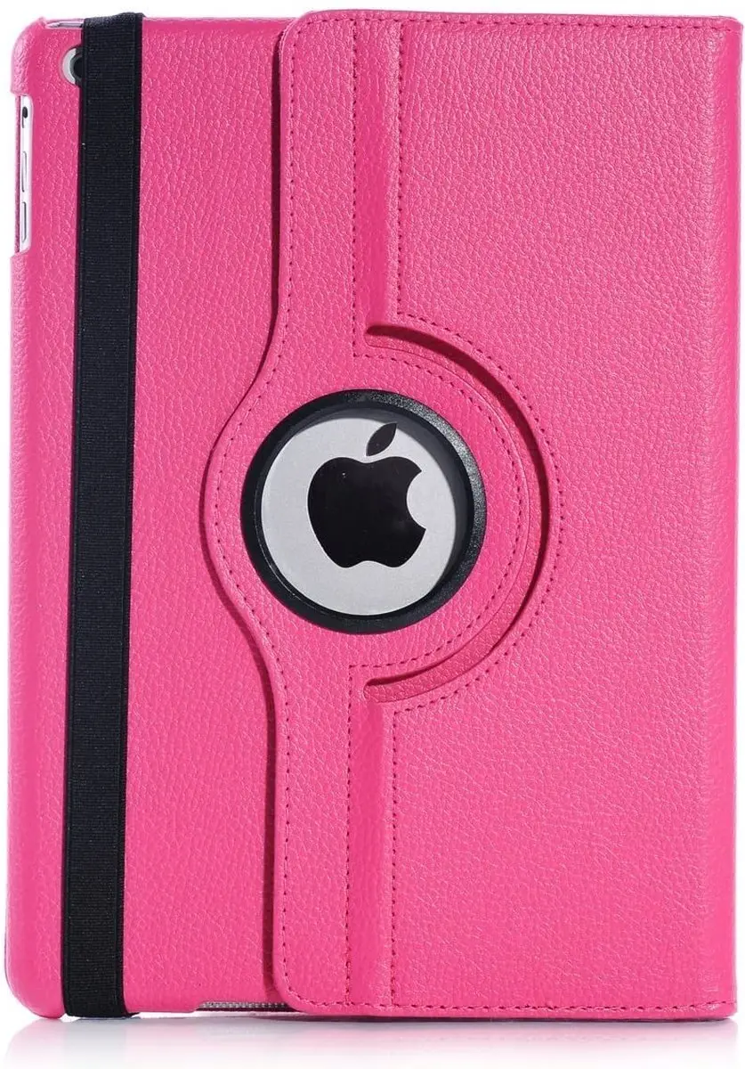 Fonu.nl iPad Air 1 Hoes 9.7" 360° Draaibaar - Donkerroze