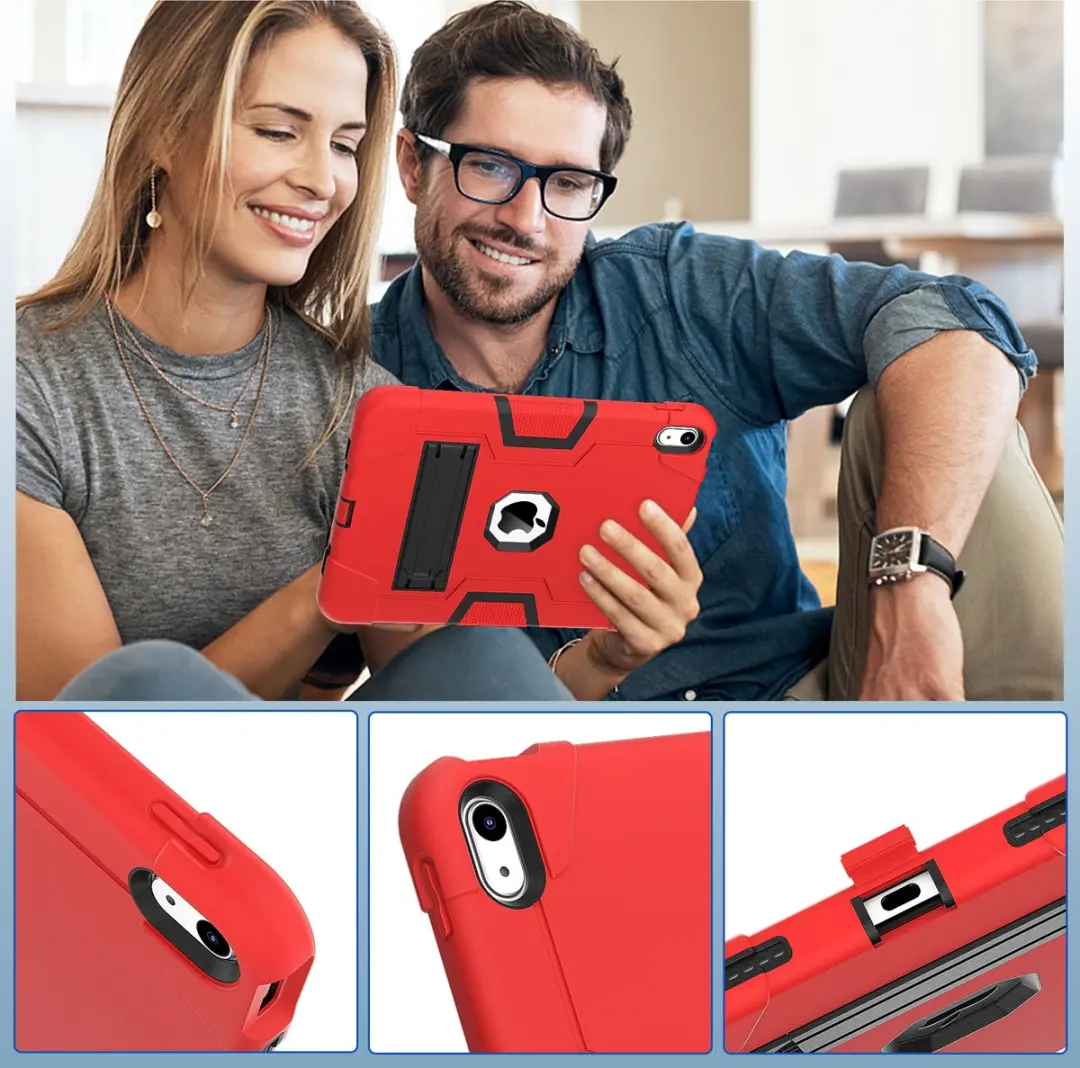 Fonu.nl iPad 10/11 Shockproof Hoes - 10.9" Rood