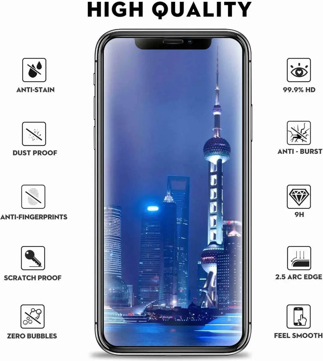 Fonu Fullcover Schermbeschermer iPhone XR/11