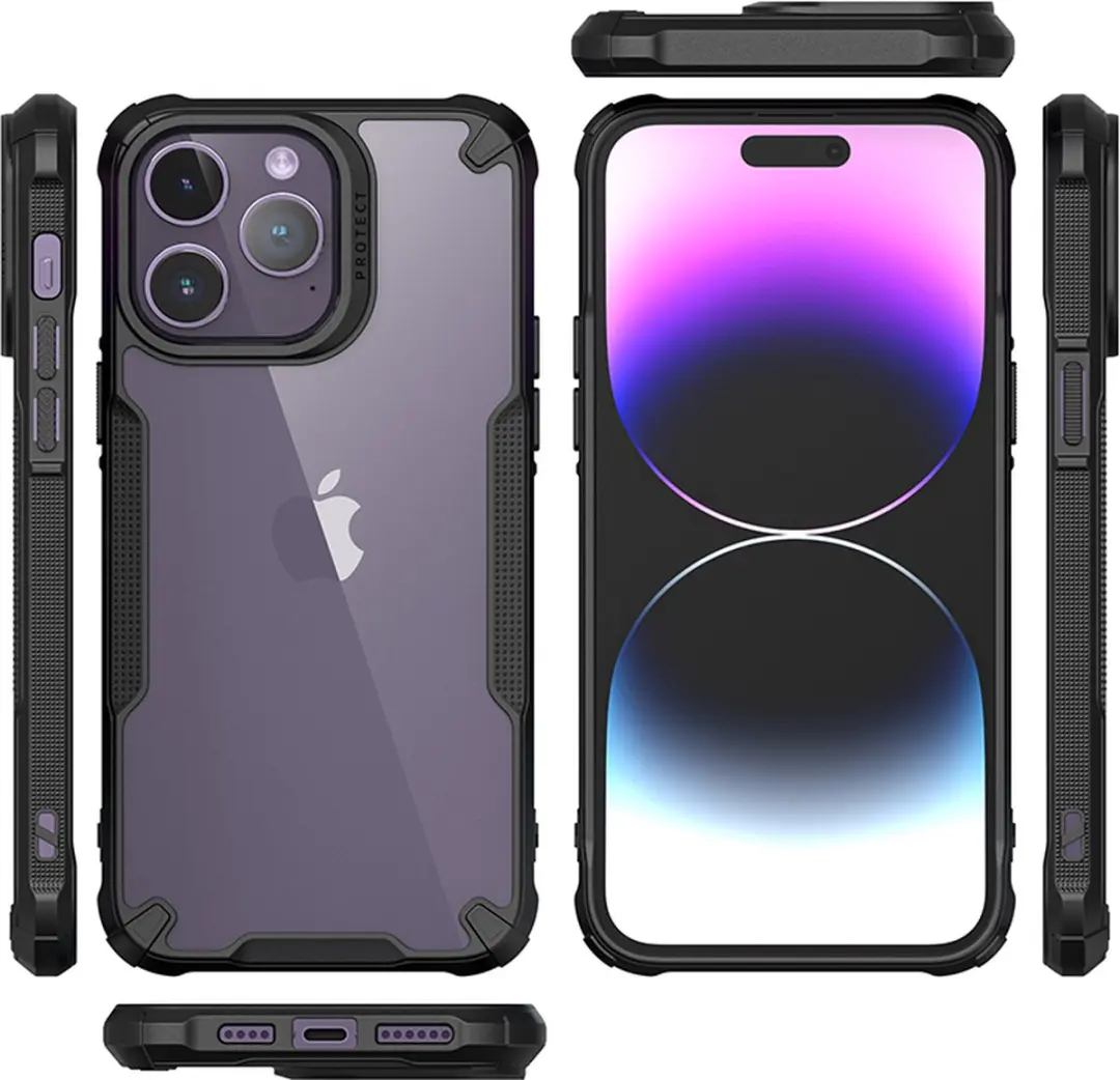 Fonu Hybrid X iPhone 13 Pro Max Hoesje - Transparant