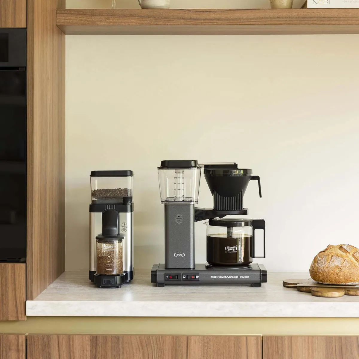 Moccamaster KBG Select Filterkoffiezetapparaat - 10 Kopjes - Stone Grey
